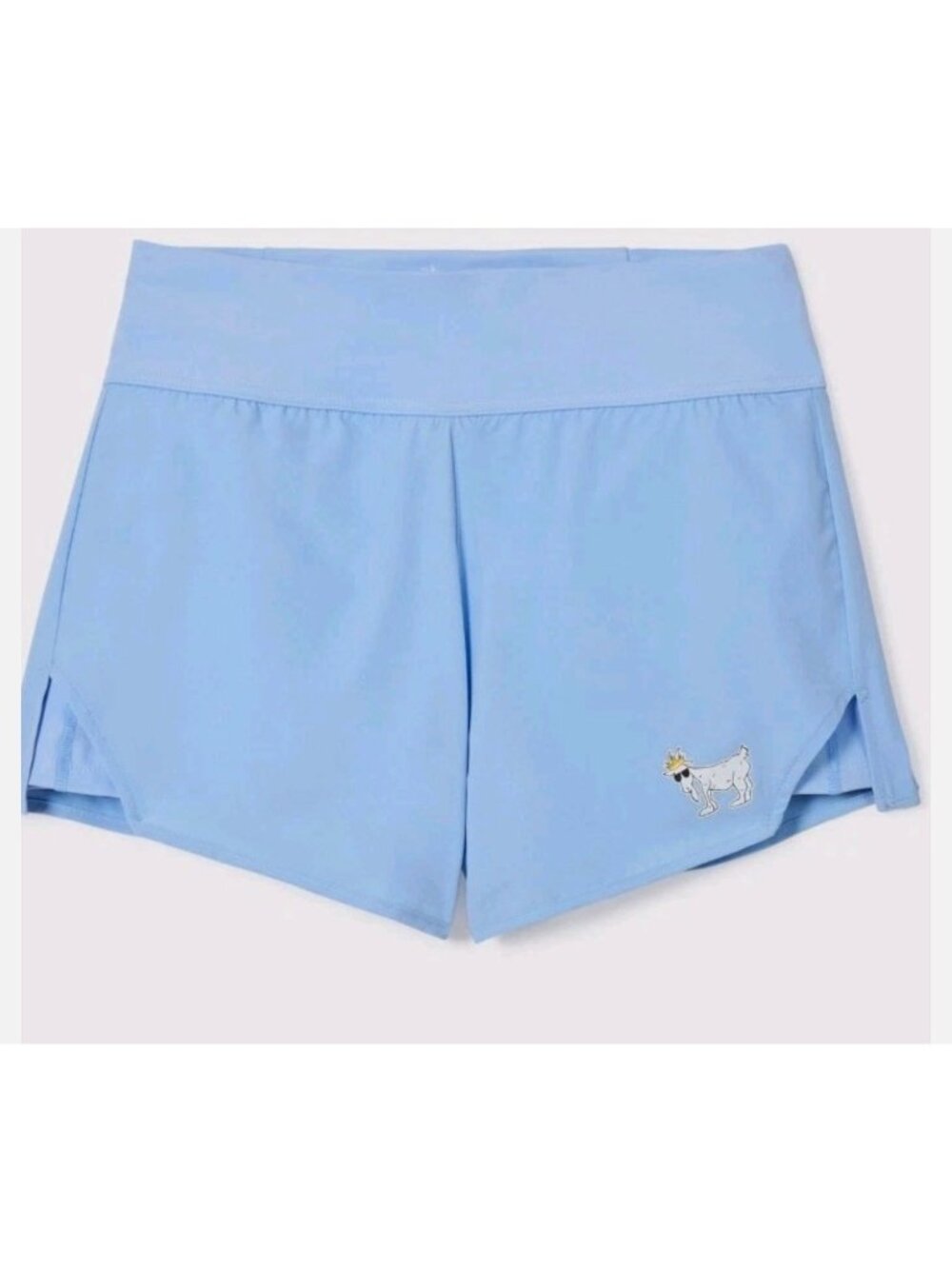 GOAT USA New Shorts Womens Size Medium Carolina Blue Athletic